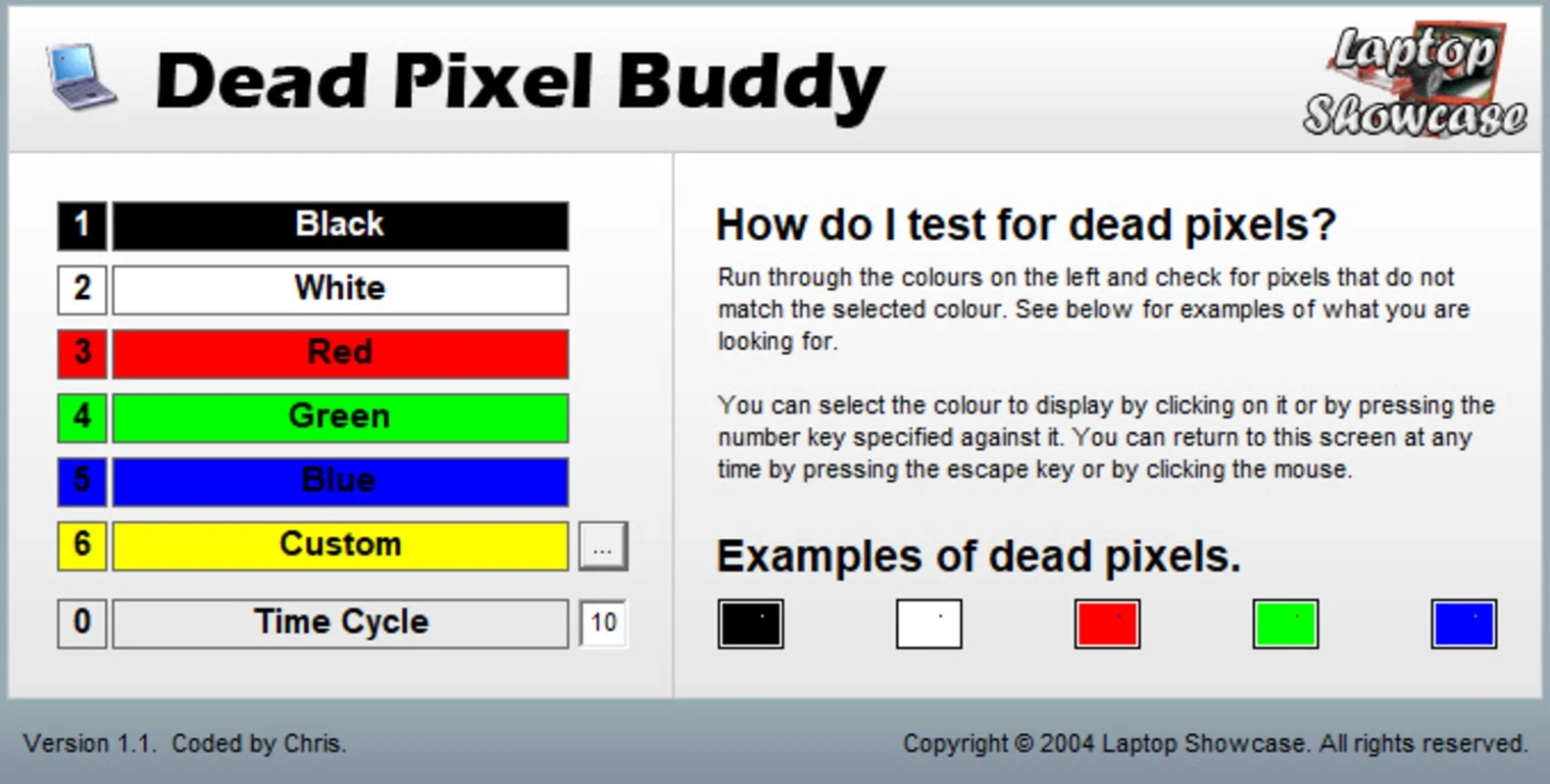 Dead Pixel Buddy — 截圖 1